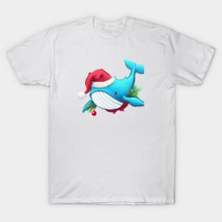 Cute Humpback Whale Drawing T-Shirt